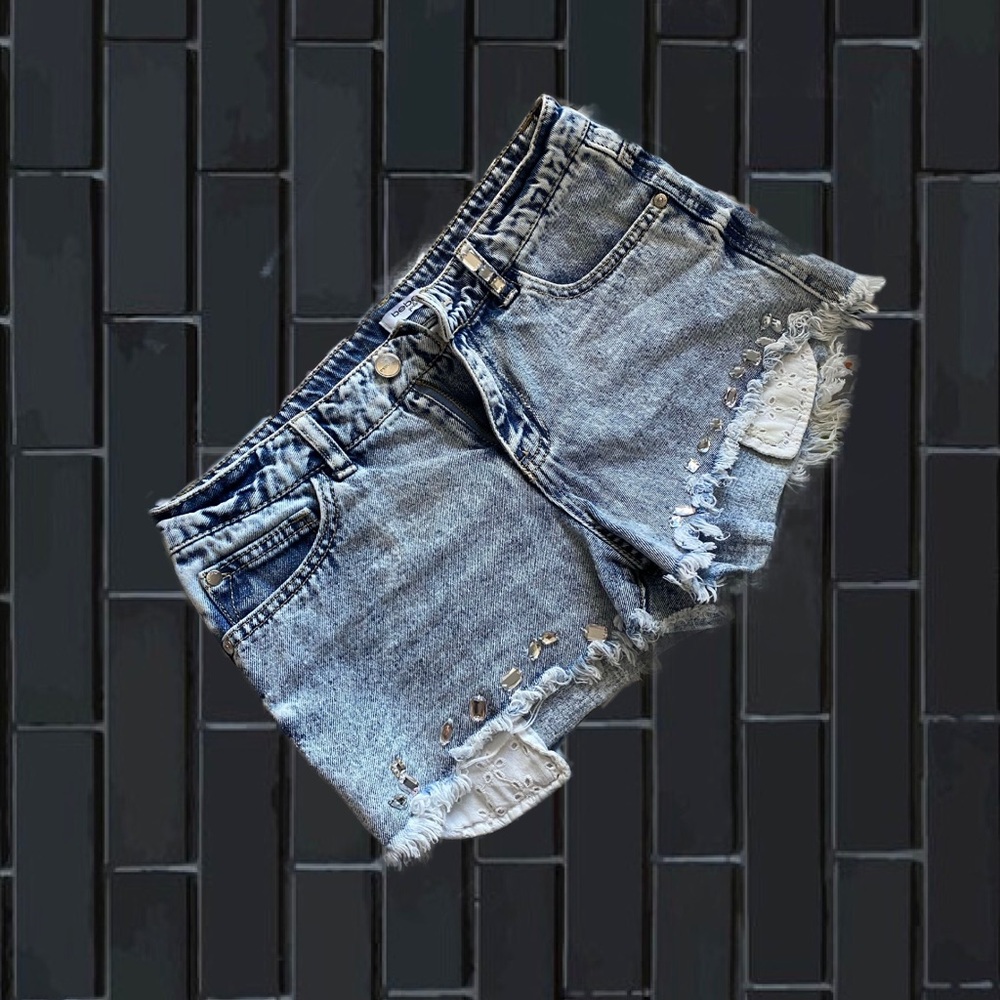 Bebe girls denim shorts